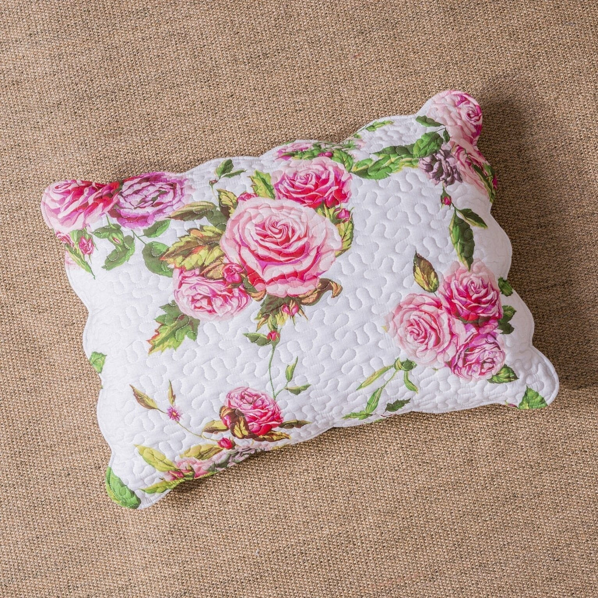 DaDa Bedding Bed in a Bag Bundle Set - Romantic Roses Lovely Blooming Floral Bedding Set (JHW-879)