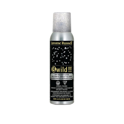 JEROME RUSSELL BWild Glitter Spray - Silver - Silver