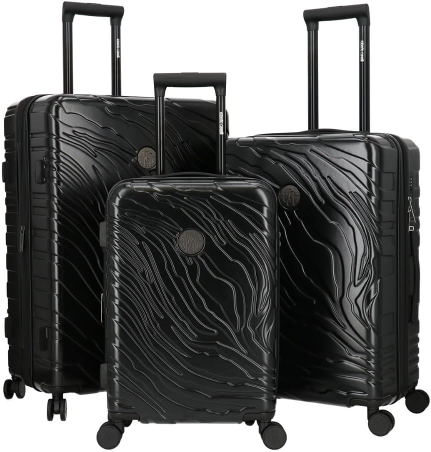 Roberto Cavalli Luxury 3-Piece Luggage Set