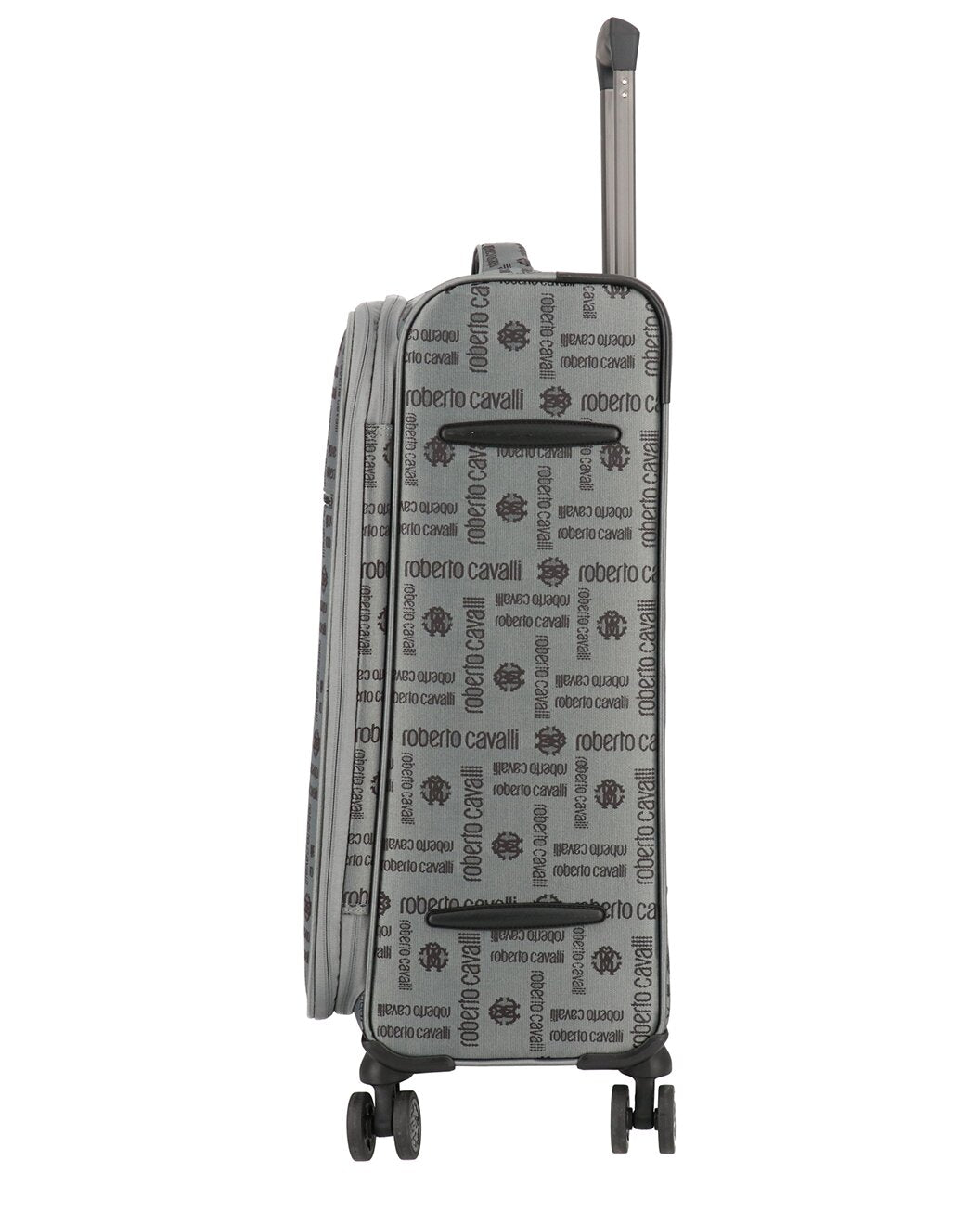 Roberto Cavalli Luxury 3 Piece Luggage Set, Expandable Hard Shell Suitcases with 8 Spinner Wheels