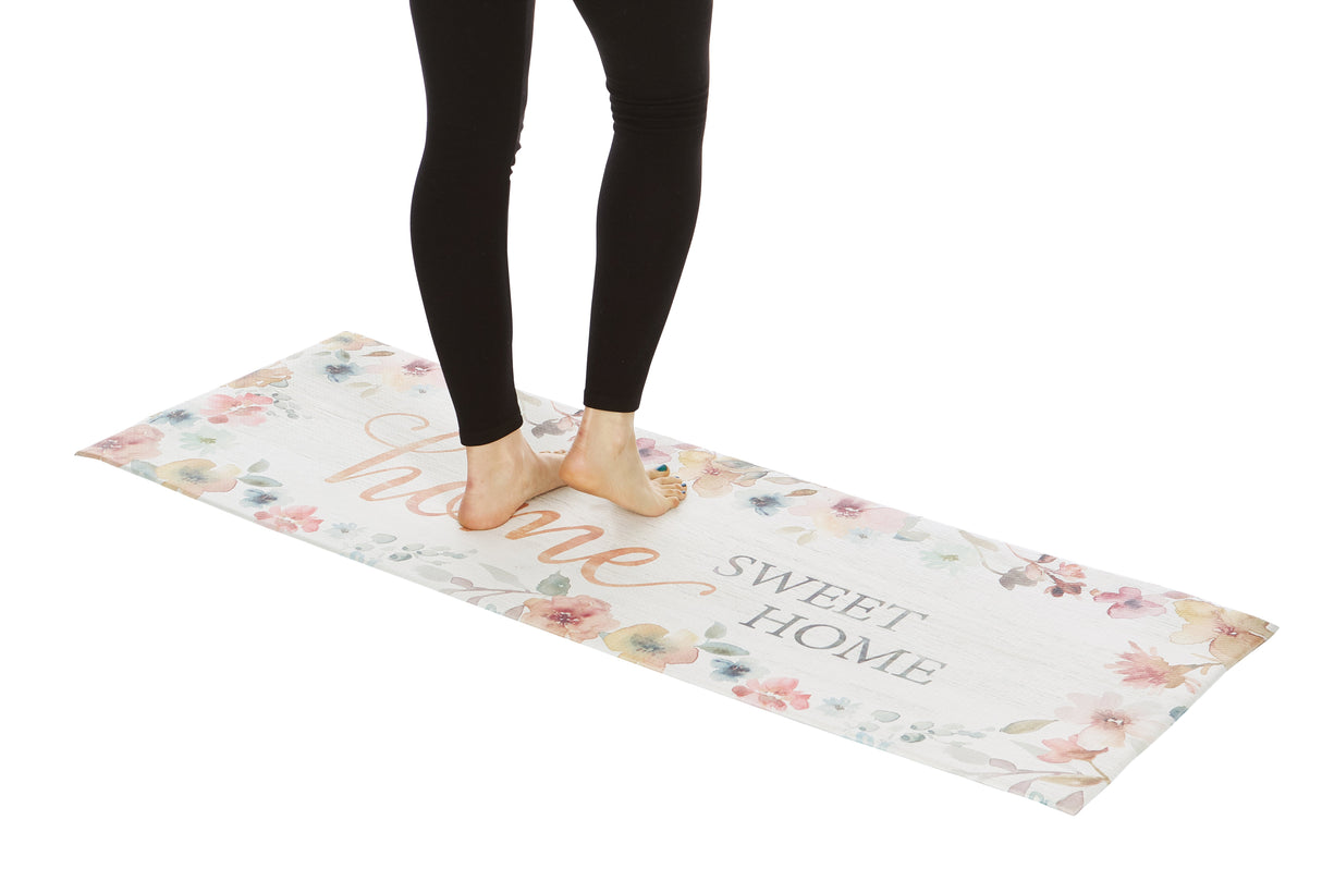 20" x 55" Chic Anti-Fatigue Memory Foam Kitchen Runner Mat