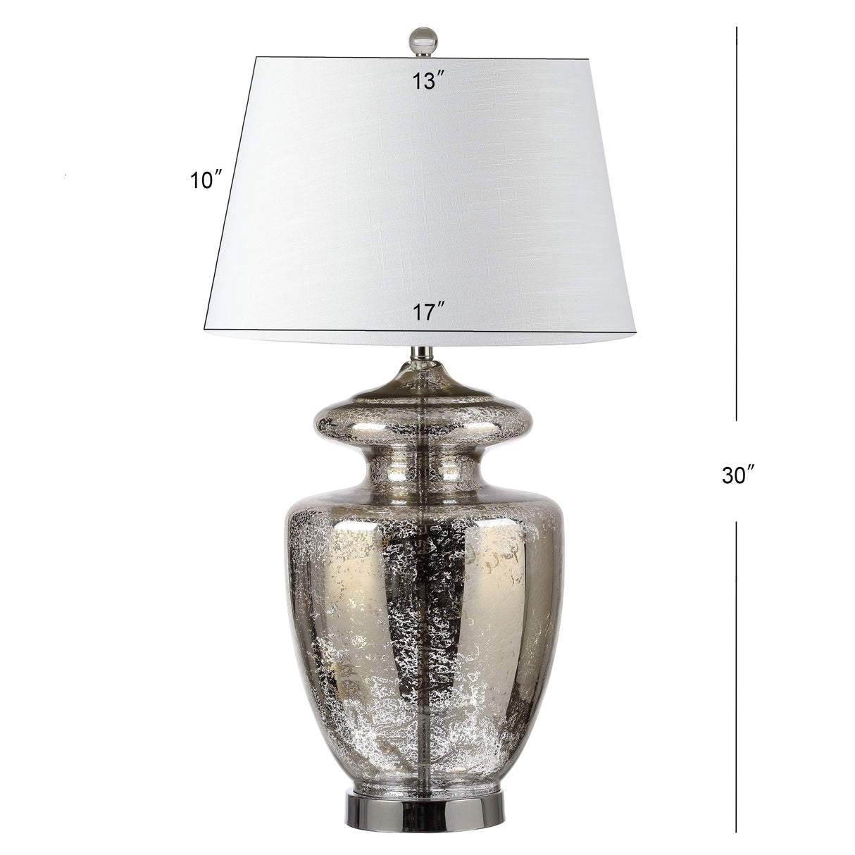 Hughes Glass LED Table Lamp