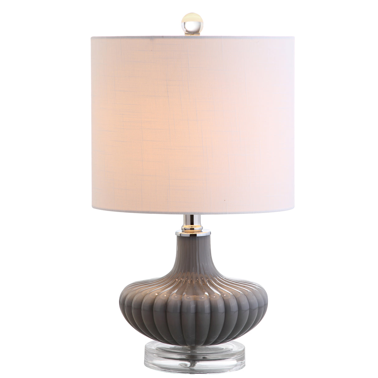 Kamille Glass and Lucite LED Table Lamp