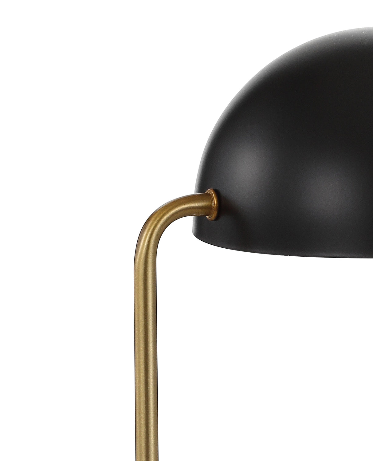 Porter Art Deco Dome Lamp with Marble Base