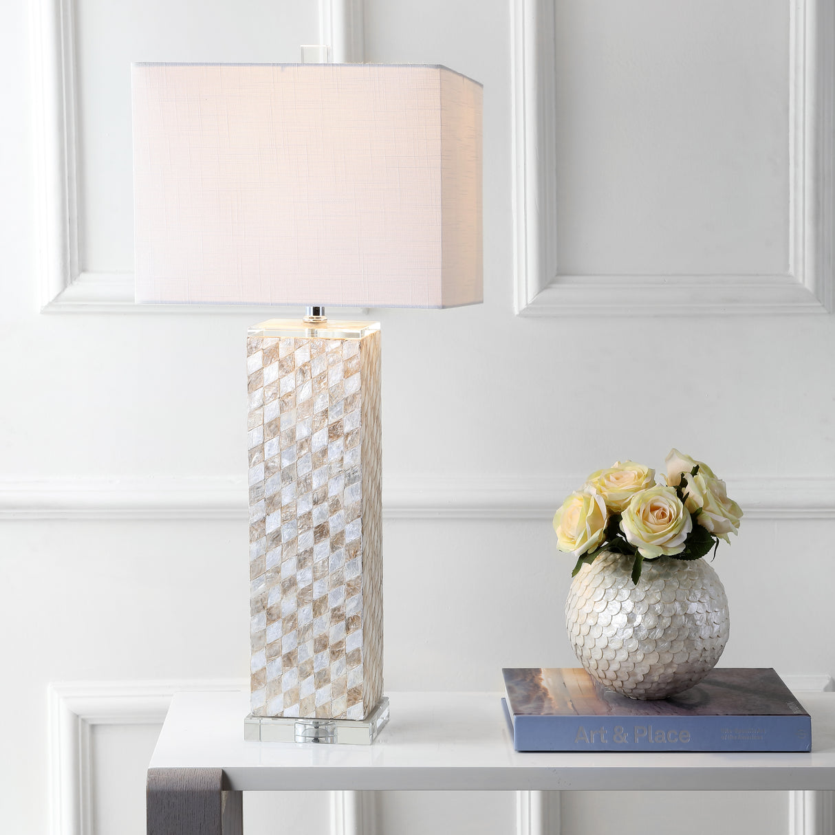 Daniel-Seashell/Crystal-LED-Table-Lamp-Table-Lamps