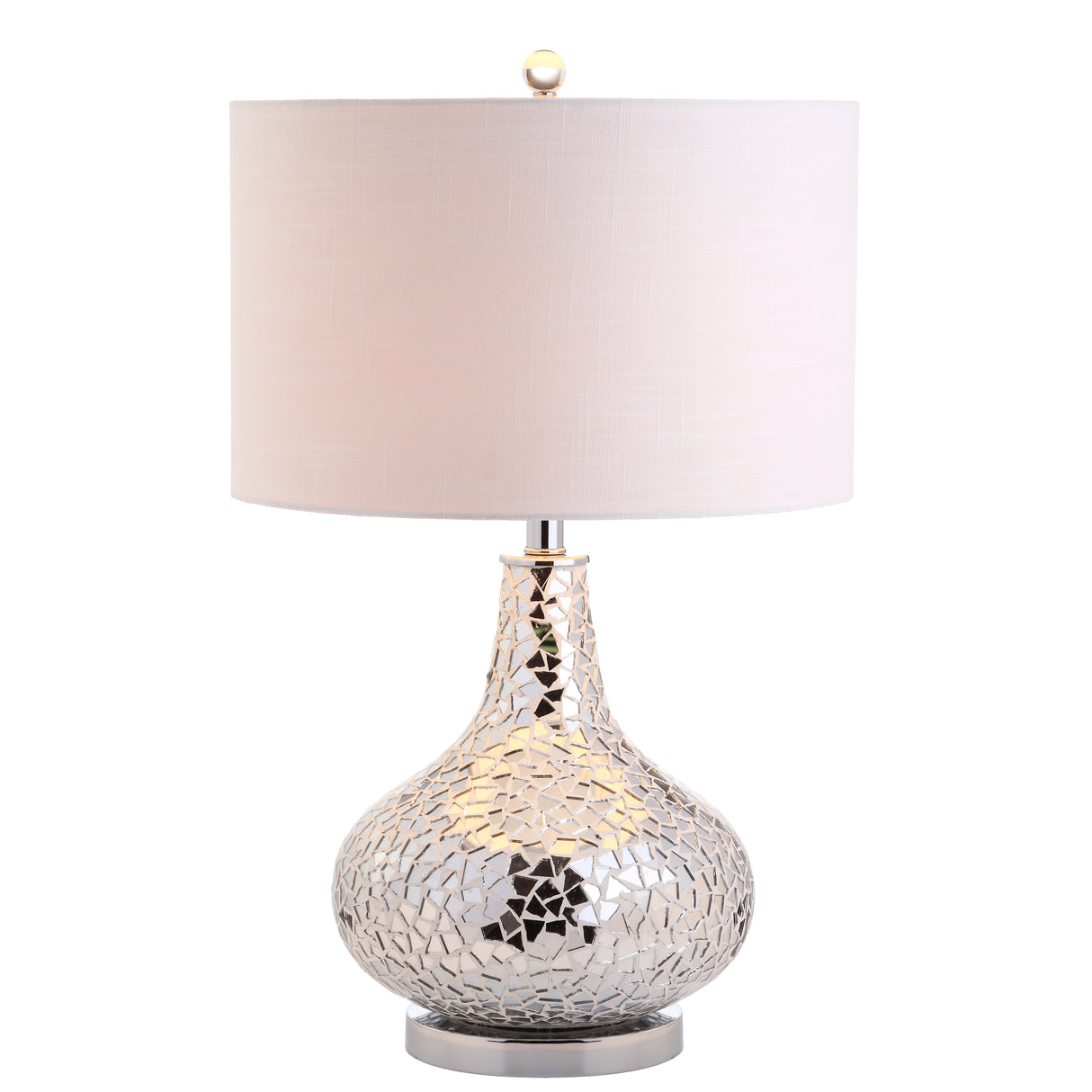 Emilia Mirrored Mosaic LED Table Lamp