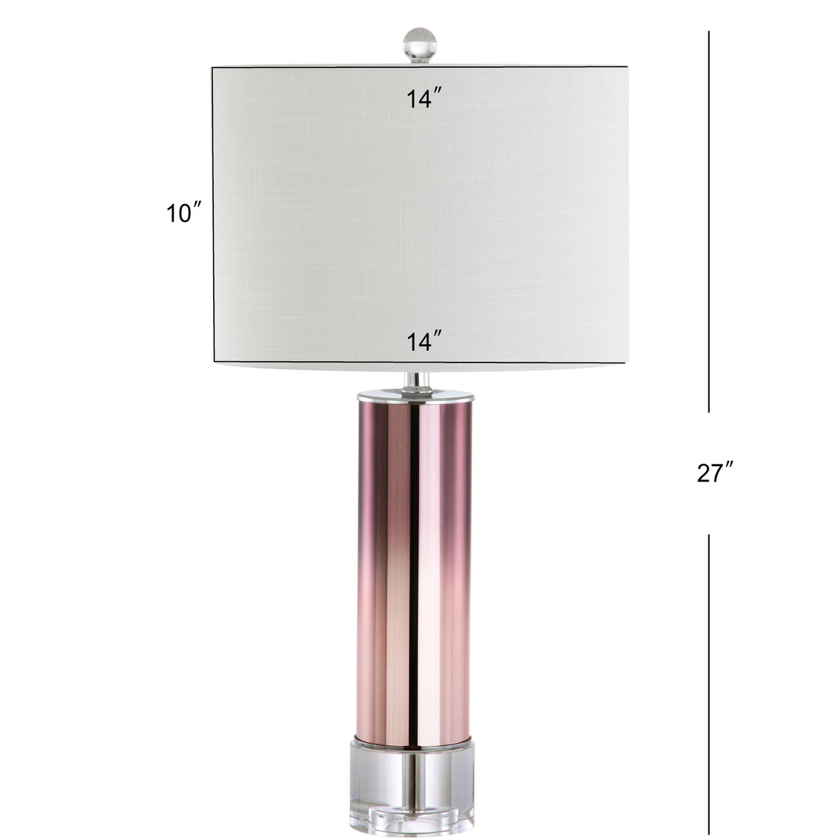 Edward Glass/Crystal LED Table Lamp