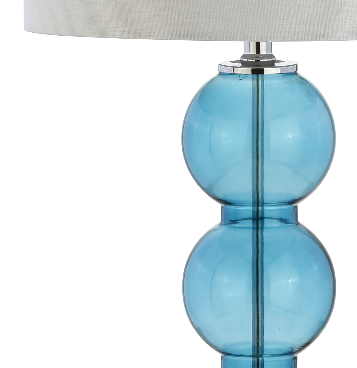 Bella Glass Triple-Sphere LED Table Lamp-Set of 2