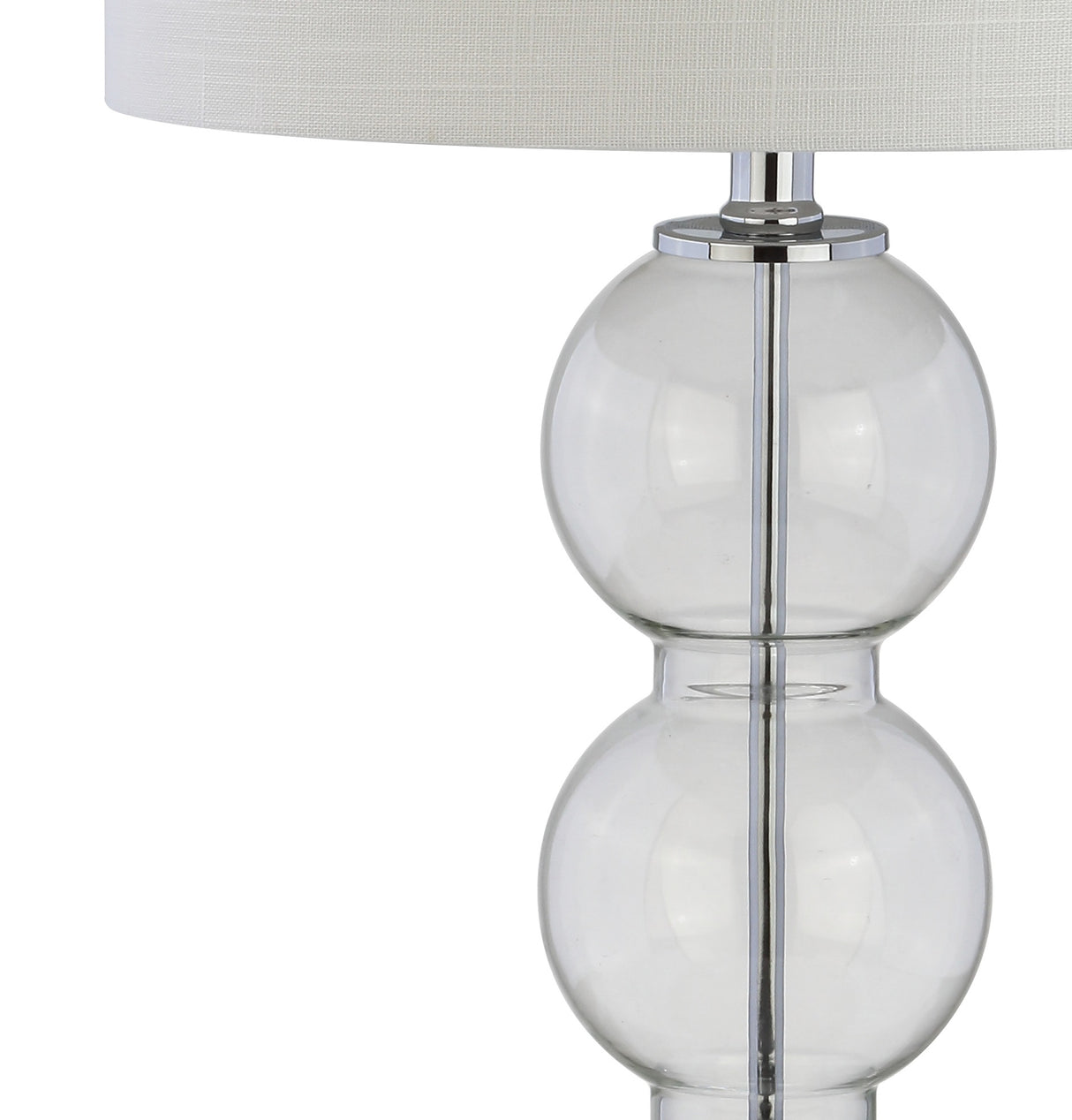 Bella Glass Triple-Sphere LED Table Lamp-Set of 2