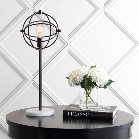 Atomic-Edison-Bulb-Metal/Marble-Modern-LED-Table-Lamp-Table-Lamps