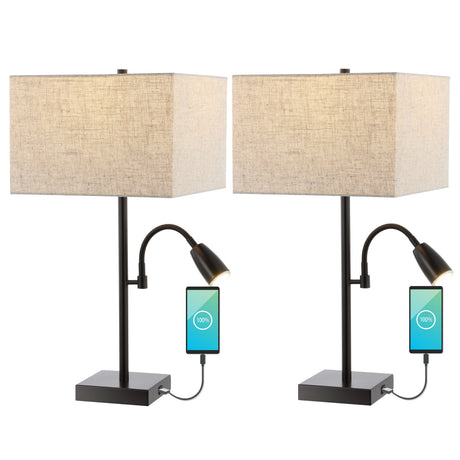 Austin-2-Light-Farmhouse-Industrial-Iron-LED-Table-Lamp-with-USB-Charging-Port-and-Adjustable-Reading-Light-Table-Lamps
