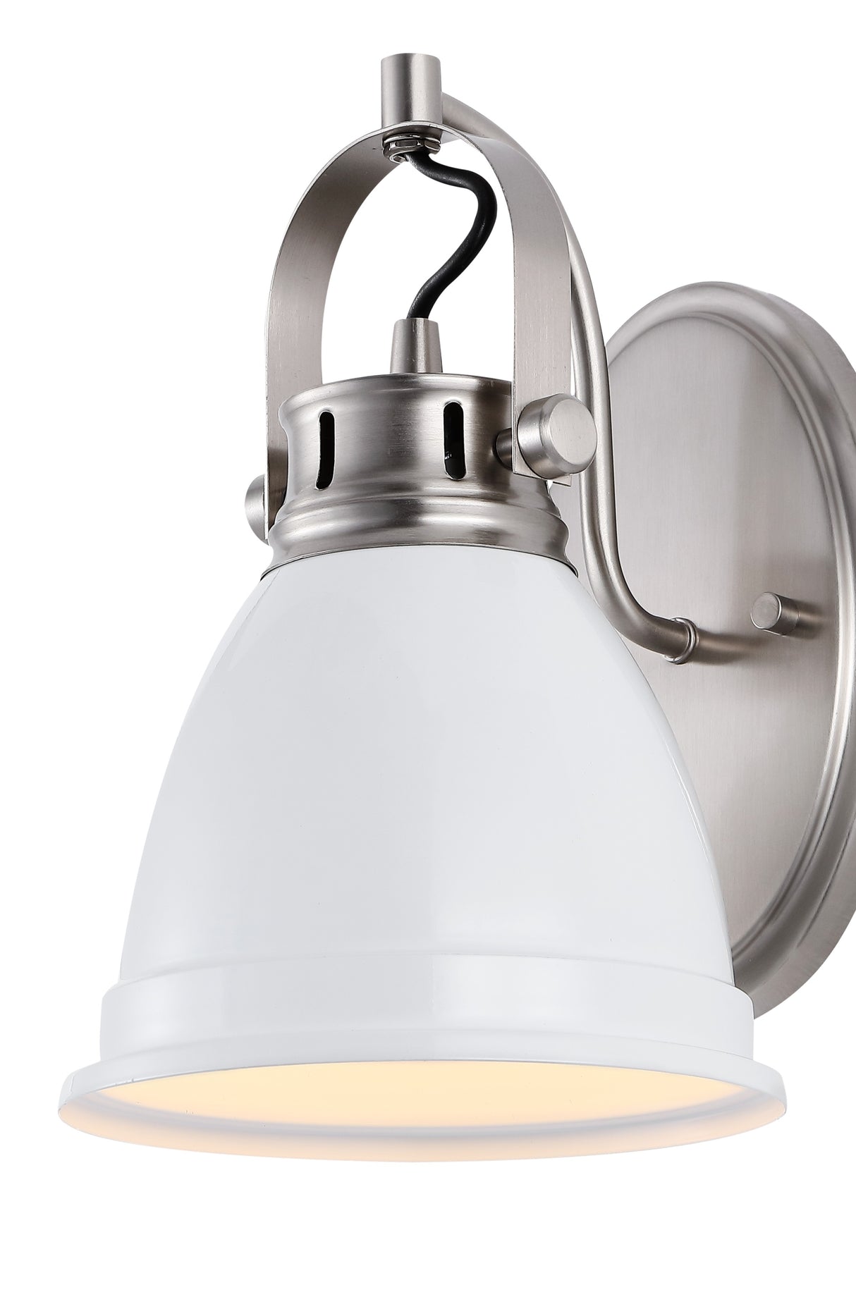 Phineas 1-Light Adjustable Farmhouse Bohemian Iron LED Vanity Light
