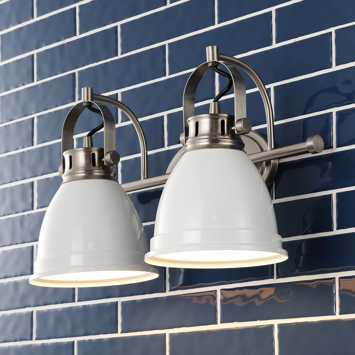 Phineas 2-Light Adjustable Farmhouse Bohemian Iron LED Vanity Light