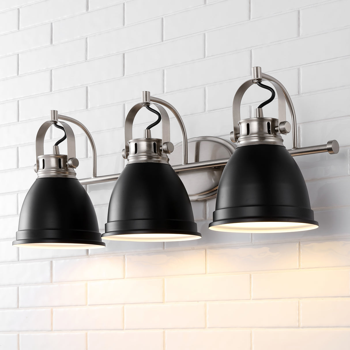 Phineas 3-Light Adjustable Farmhouse Bohemian Iron LED Vanity Light