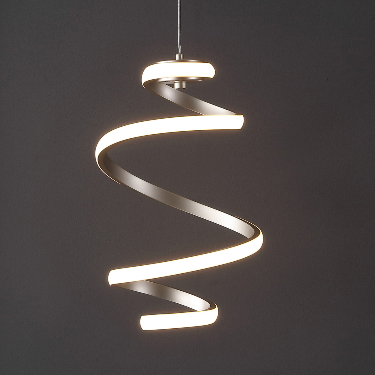 Whirl-1-Light-Modern-Minimalist-Aluminum/Iron-Abstract-Integrated-LED-Pendant-Pendants