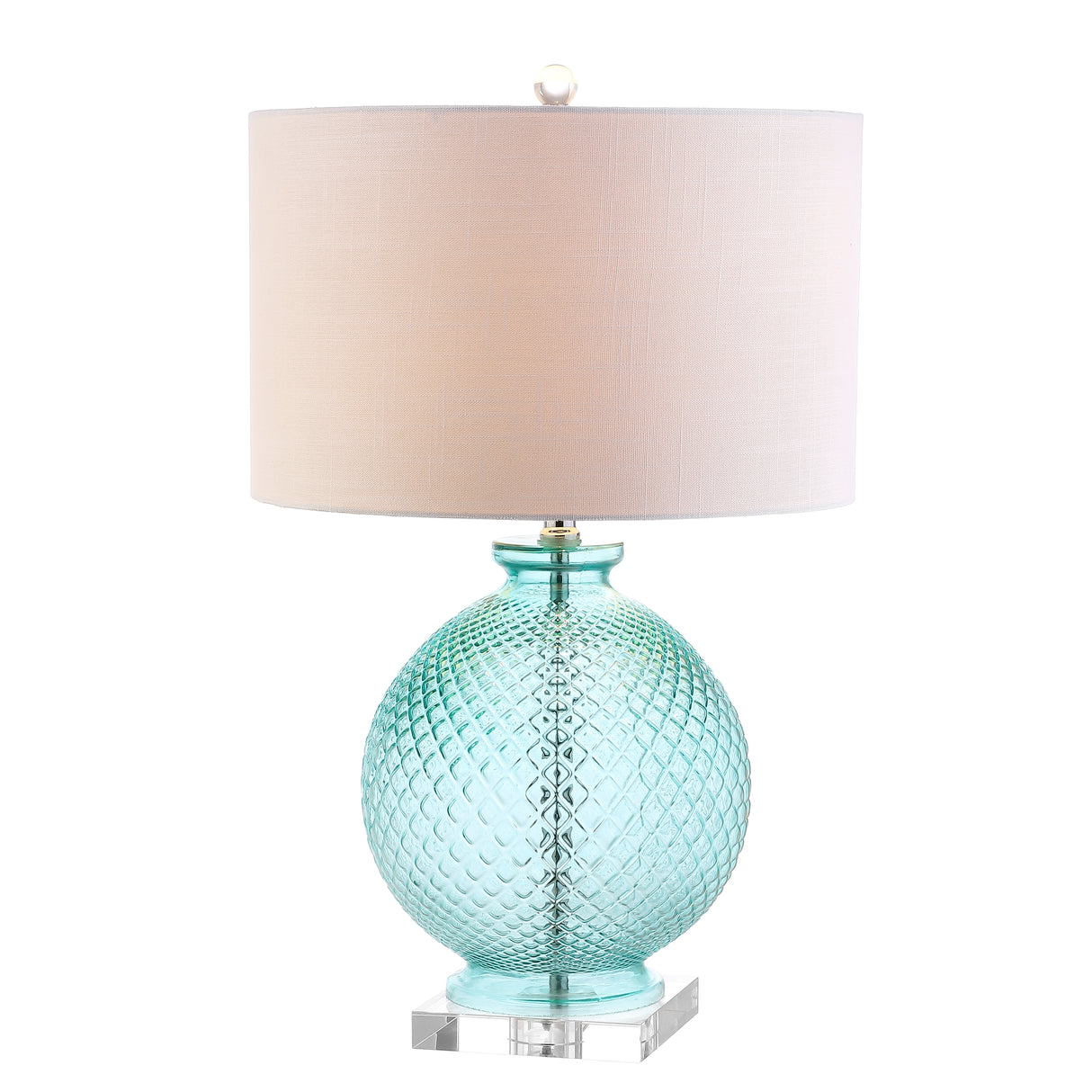 Estelle Glass and Crystal LED Table Lamp
