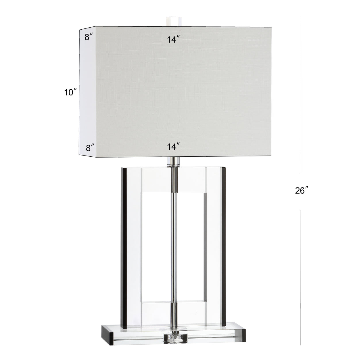 Parish Crystal LED Table Lamp