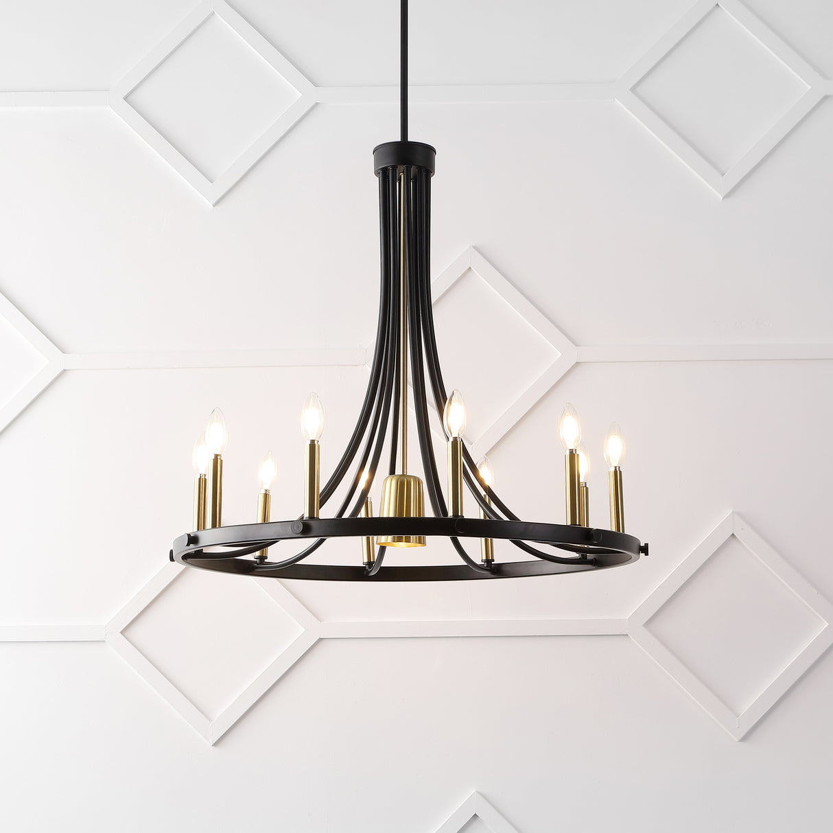 Dante-11-Light-Transitional-Modern-Iron-Adjustable-Wagon-Wheel-LED-Chandelier-with-Downlight-Chandeliers
