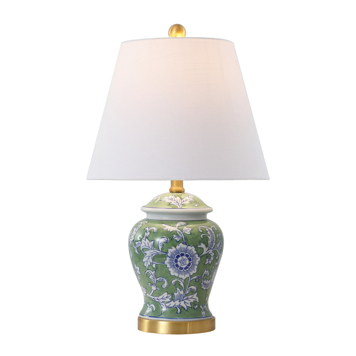 Penelope French Country Ceramic Chinoiserie Ginger Jar LED Table Lamp