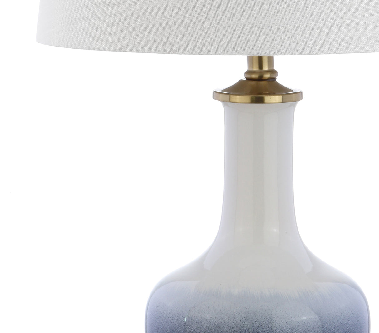 Gradient Ceramic/Brass LED Table Lamp