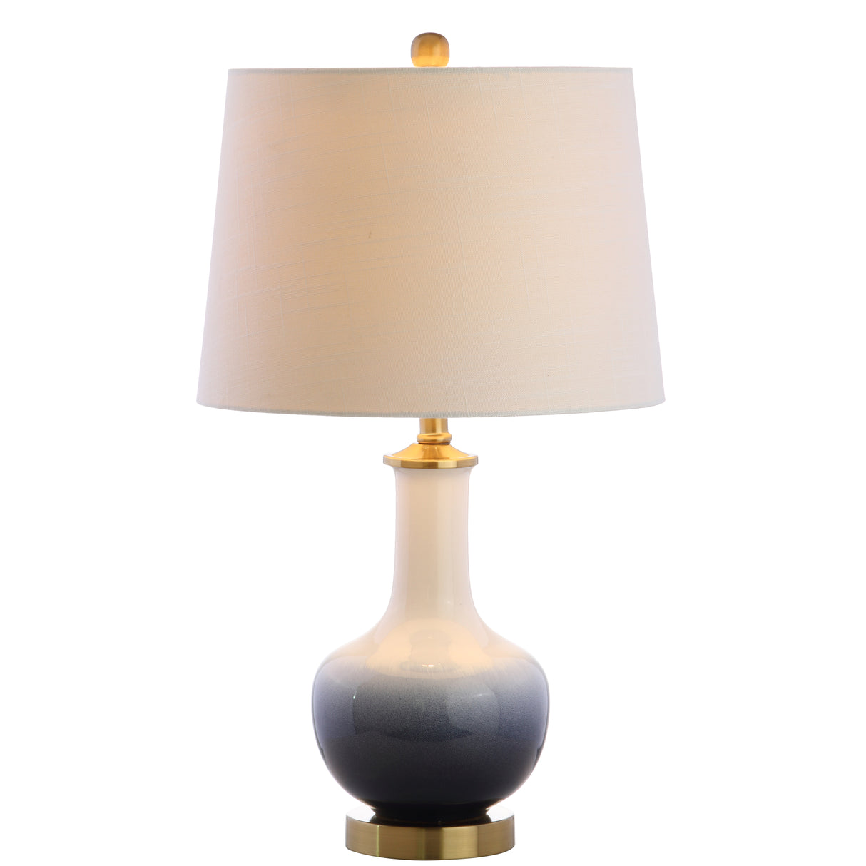 Gradient Ceramic/Brass LED Table Lamp
