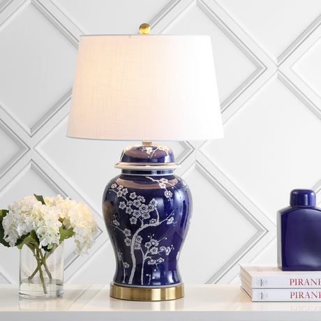 Gracie-Ginger-Jar-Ceramic/Metal-LED-Table-Lamp-Table-Lamps
