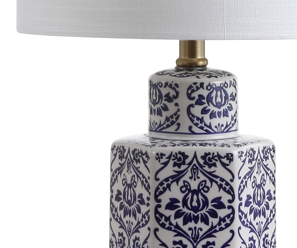 Diana Ginger Jar Ceramic/Metal LED Table Lamp