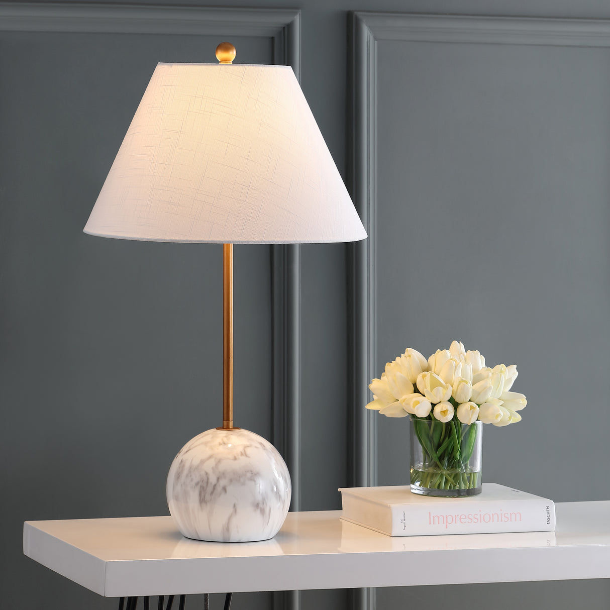 Miami-Minimalist-Resin/Metal-LED-Table-Lamp-Table-Lamps