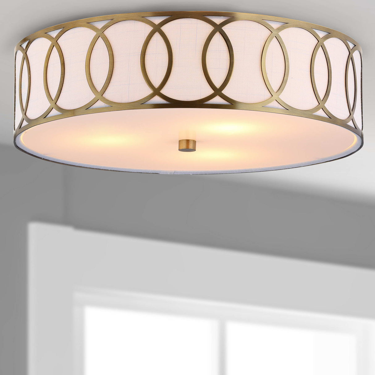 Aubrey Metal LED Flush Mount