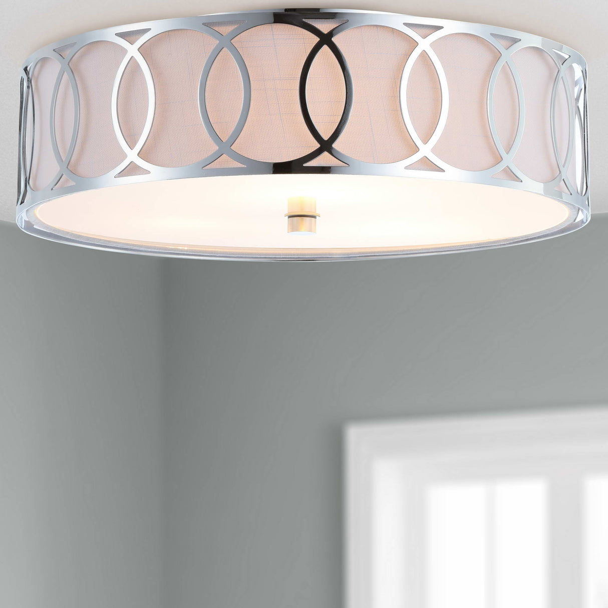 Aubrey Metal LED Flush Mount