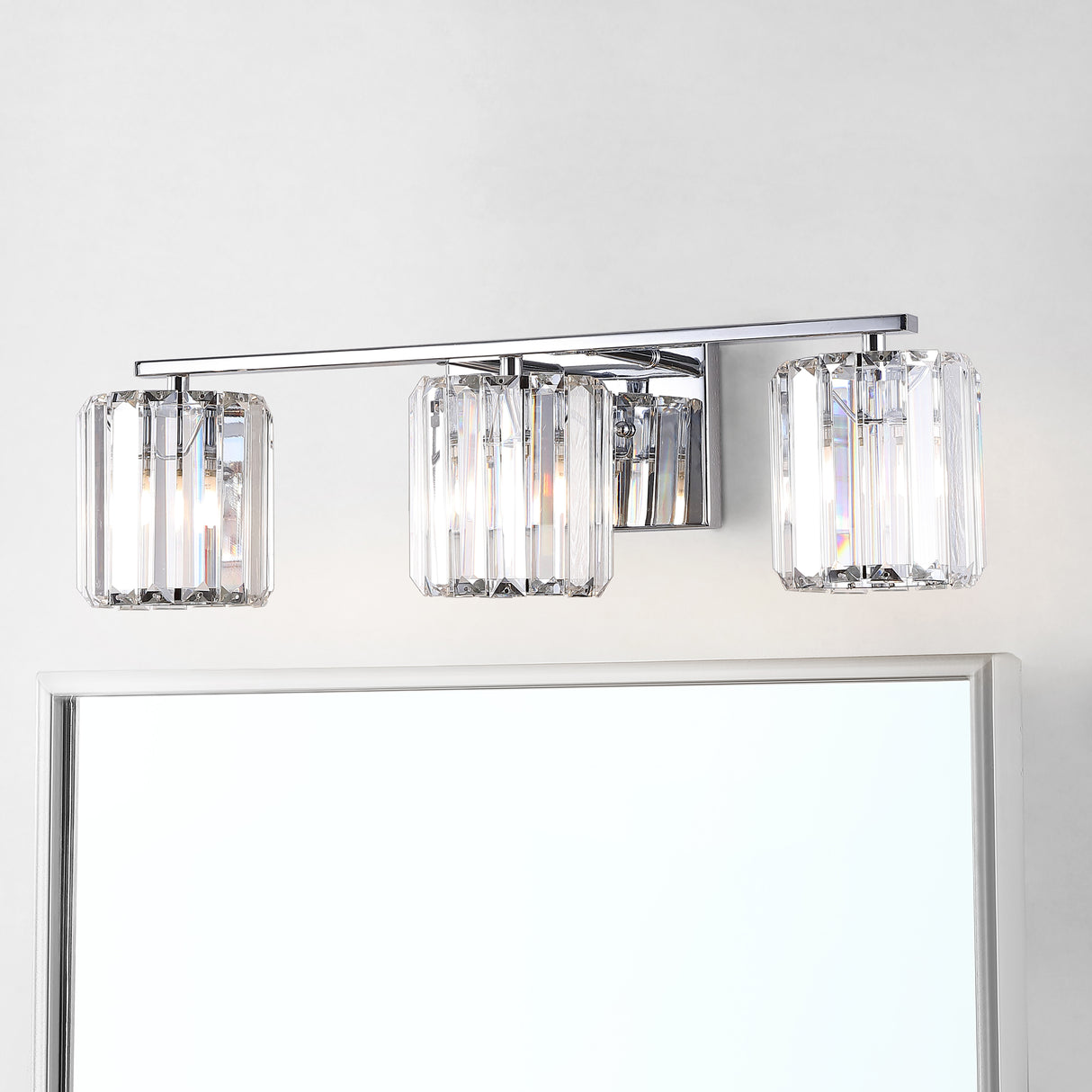 Coco-3-Light-Metal/Glass-Classic-Glam-LED-Vanity-Light-Bathroom-Vanity-Lights