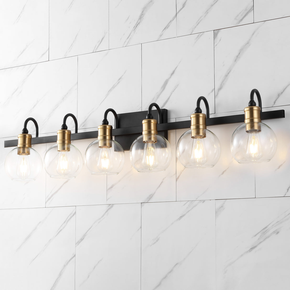 Marais-6-Light-Iron/Glass-Rustic-Vintage-LED-Vanity-Light-Vanity-Lights