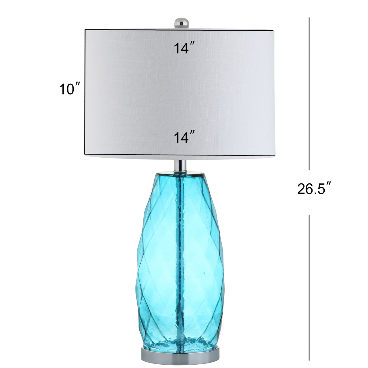 Juliette Glass/Metal LED Table Lamp