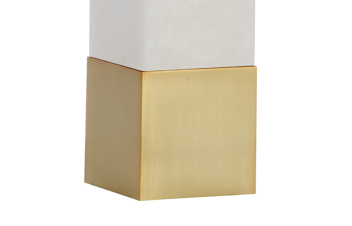 Jeffrey Metal/Marble LED Table Lamp