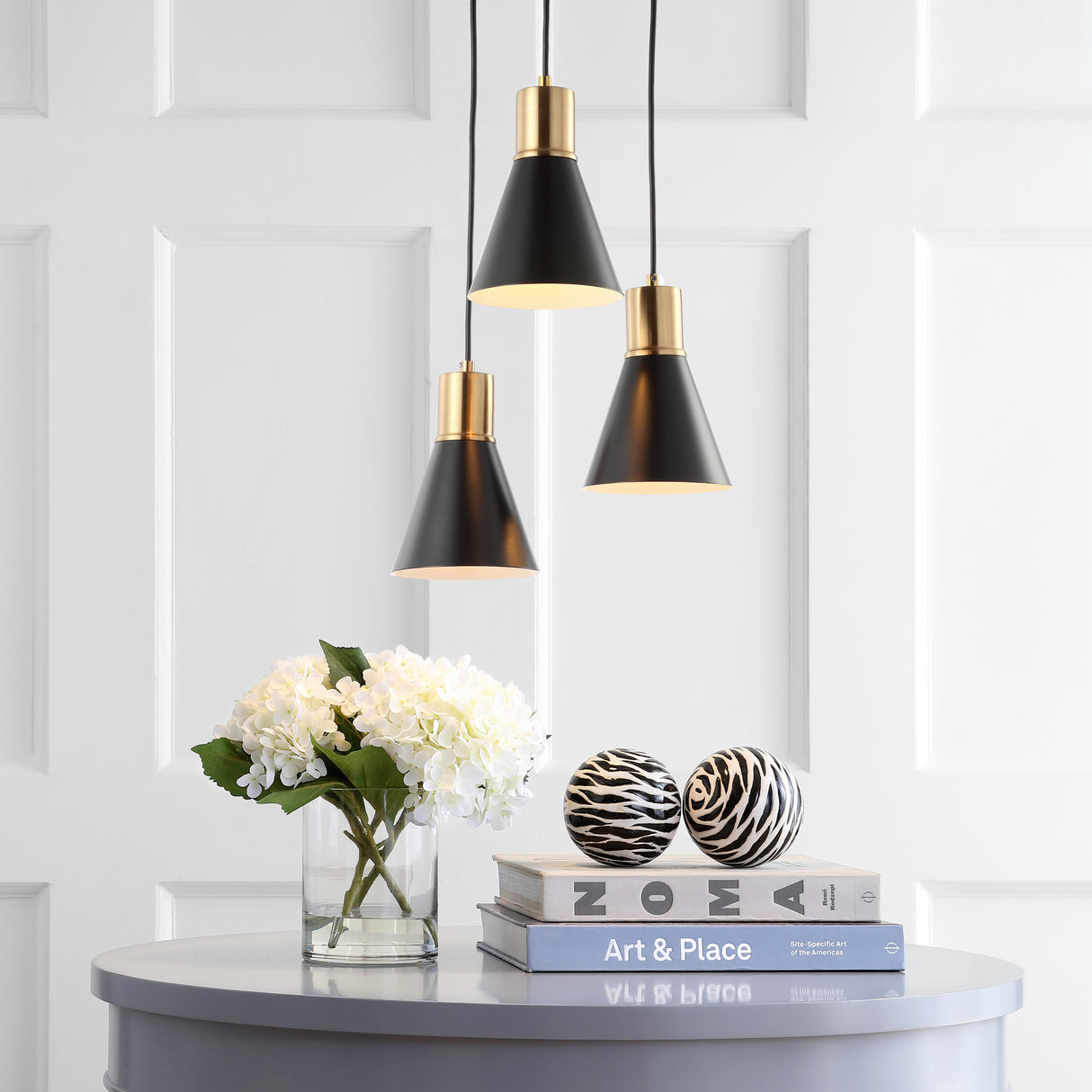 Apollo 3-Light Metal Cluster LED Pendant