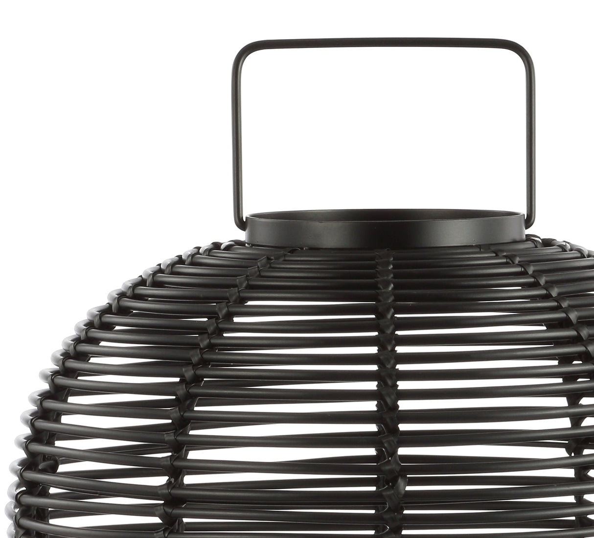 Kandella Outdoor Woven Oval Asian LED Lantern