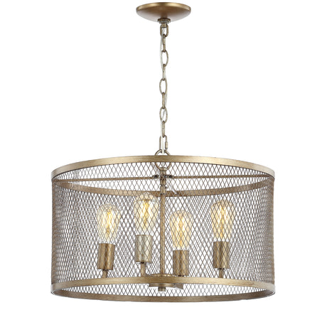 Pen-Iron-Adjustable-Industrial-Mesh-LED-Pendant-Pendants