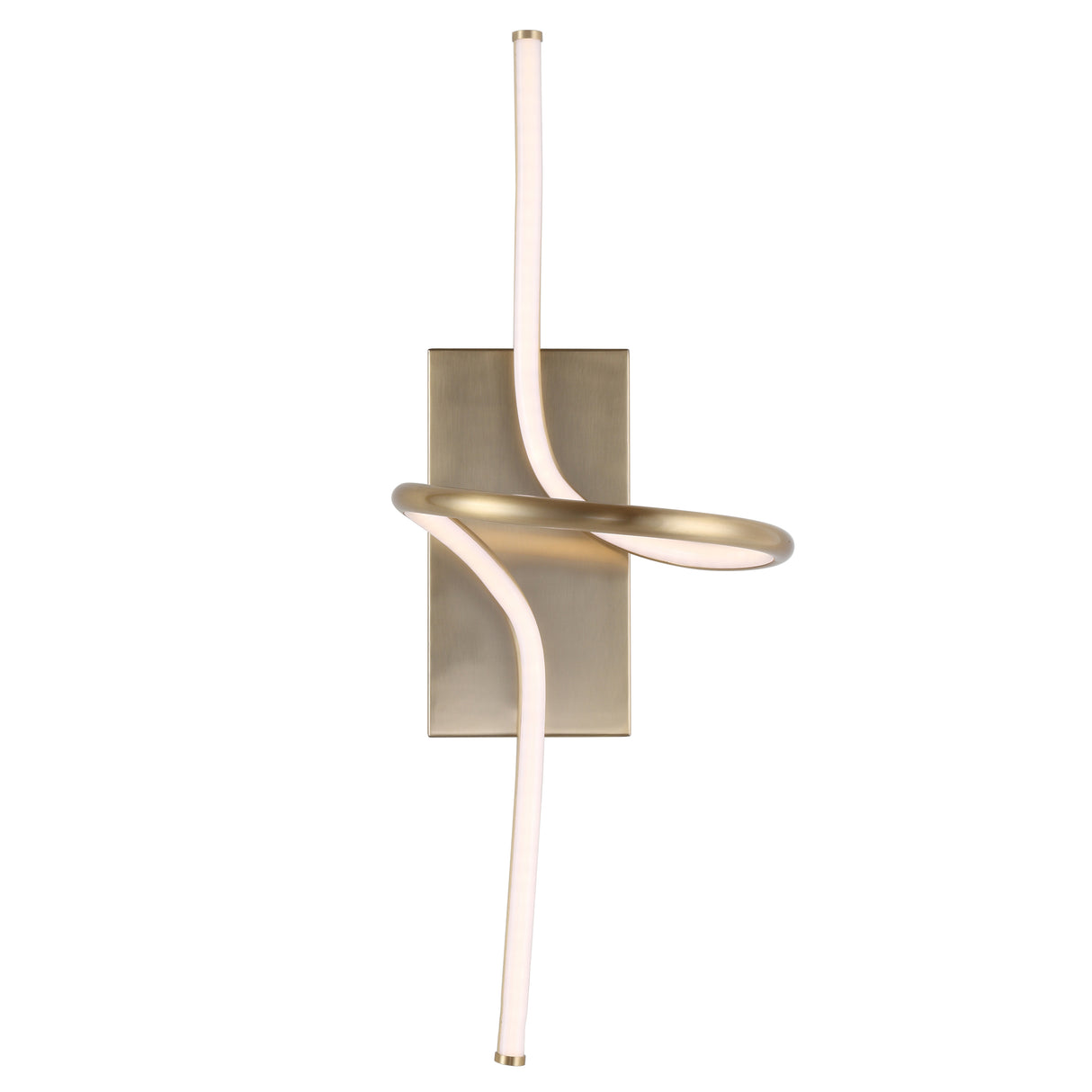 Sketch Minimalist Metal Integrated LED Vanity Light Sconce