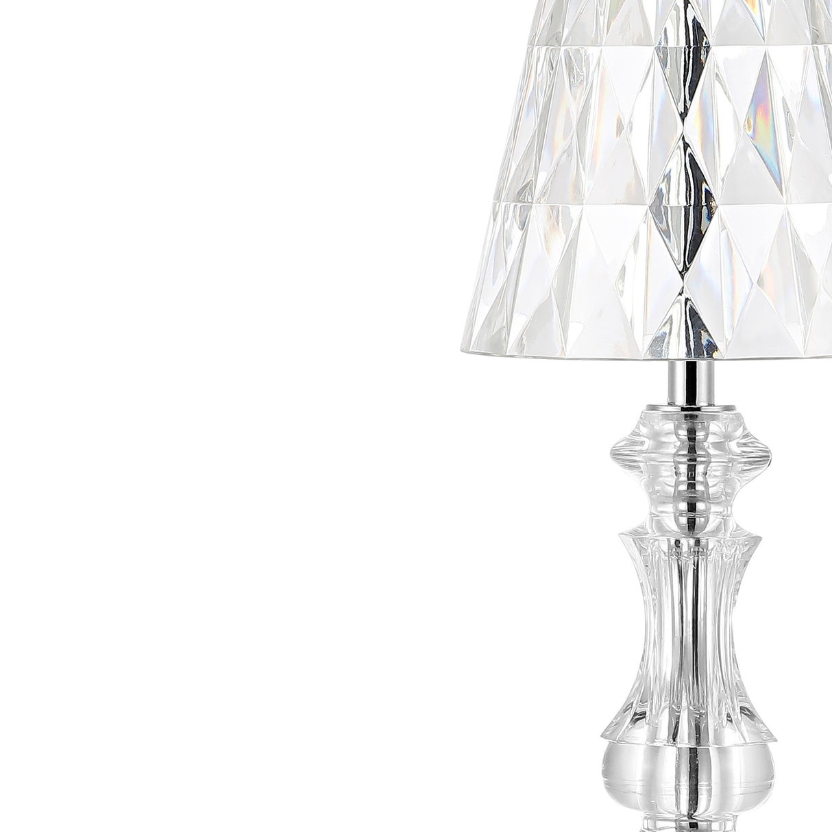 Lillian Bohemian Classic Acrylic Rechargeable Integrated Portable LED Table Lamp