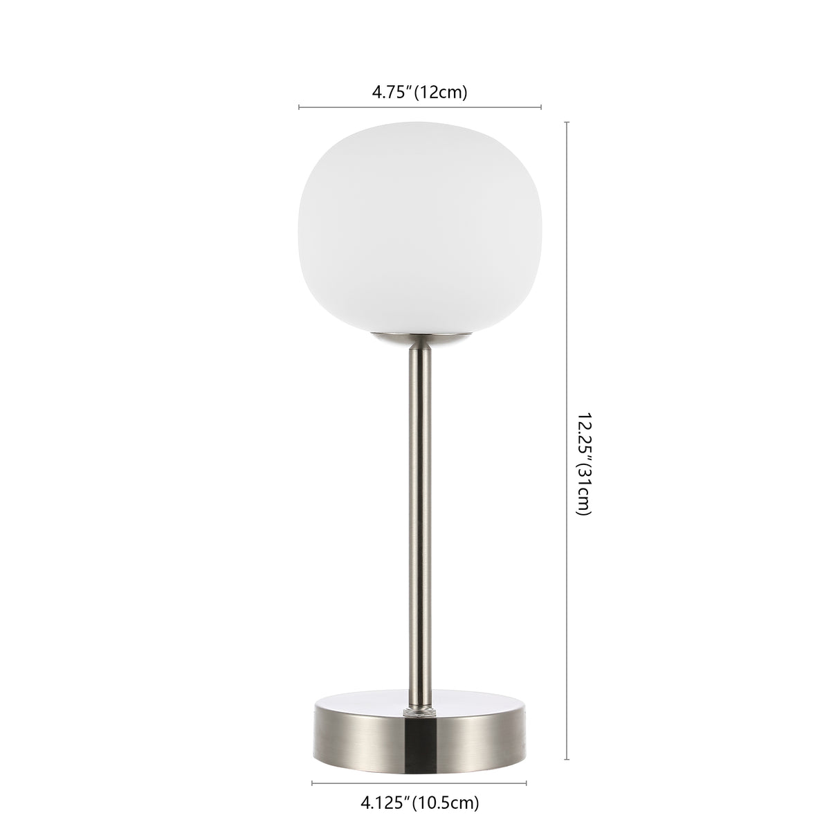 Natalia Modern Minimalist Iron Rechargeable Integrated Portable LED Table Lamp