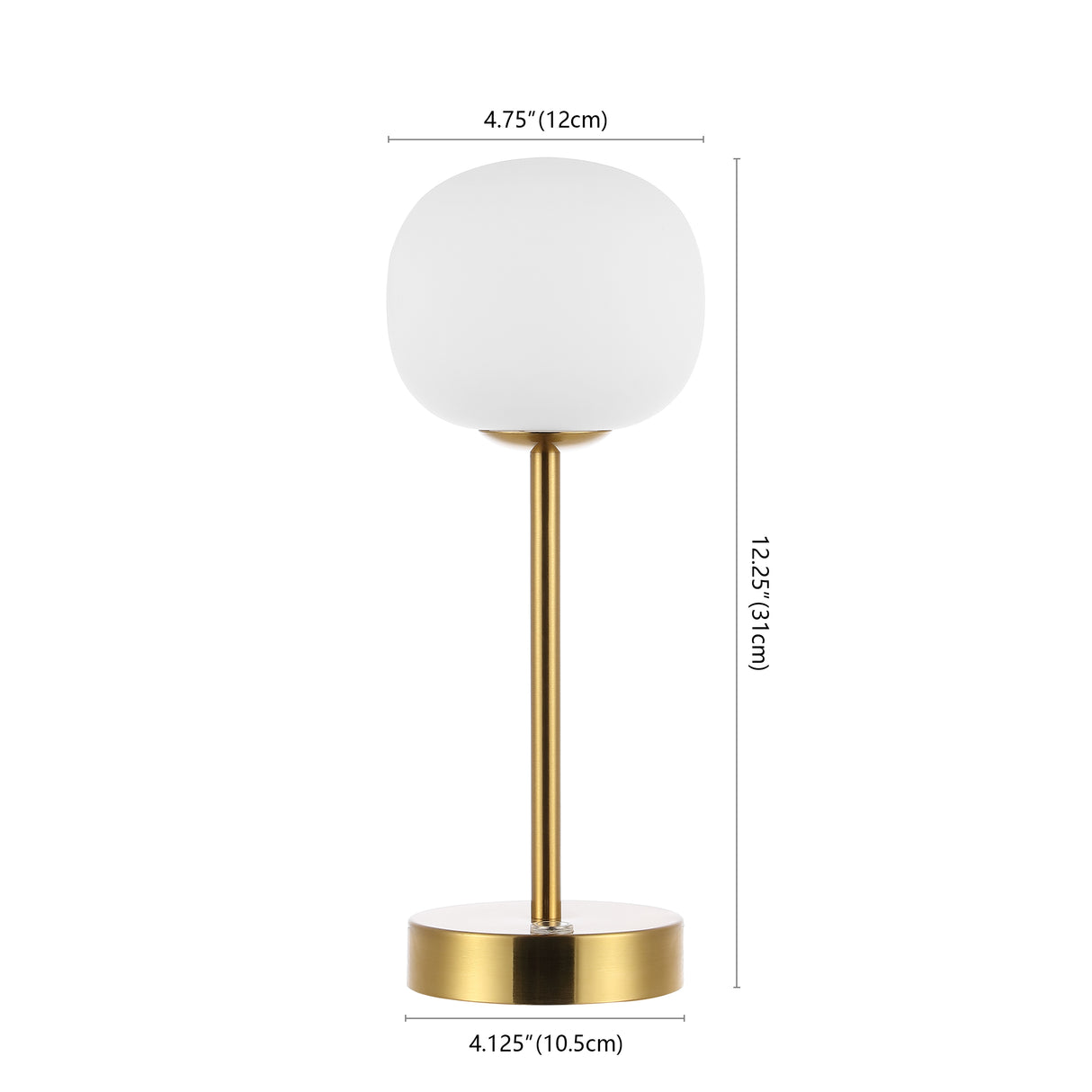 Natalia Modern Minimalist Iron Rechargeable Integrated Portable LED Table Lamp