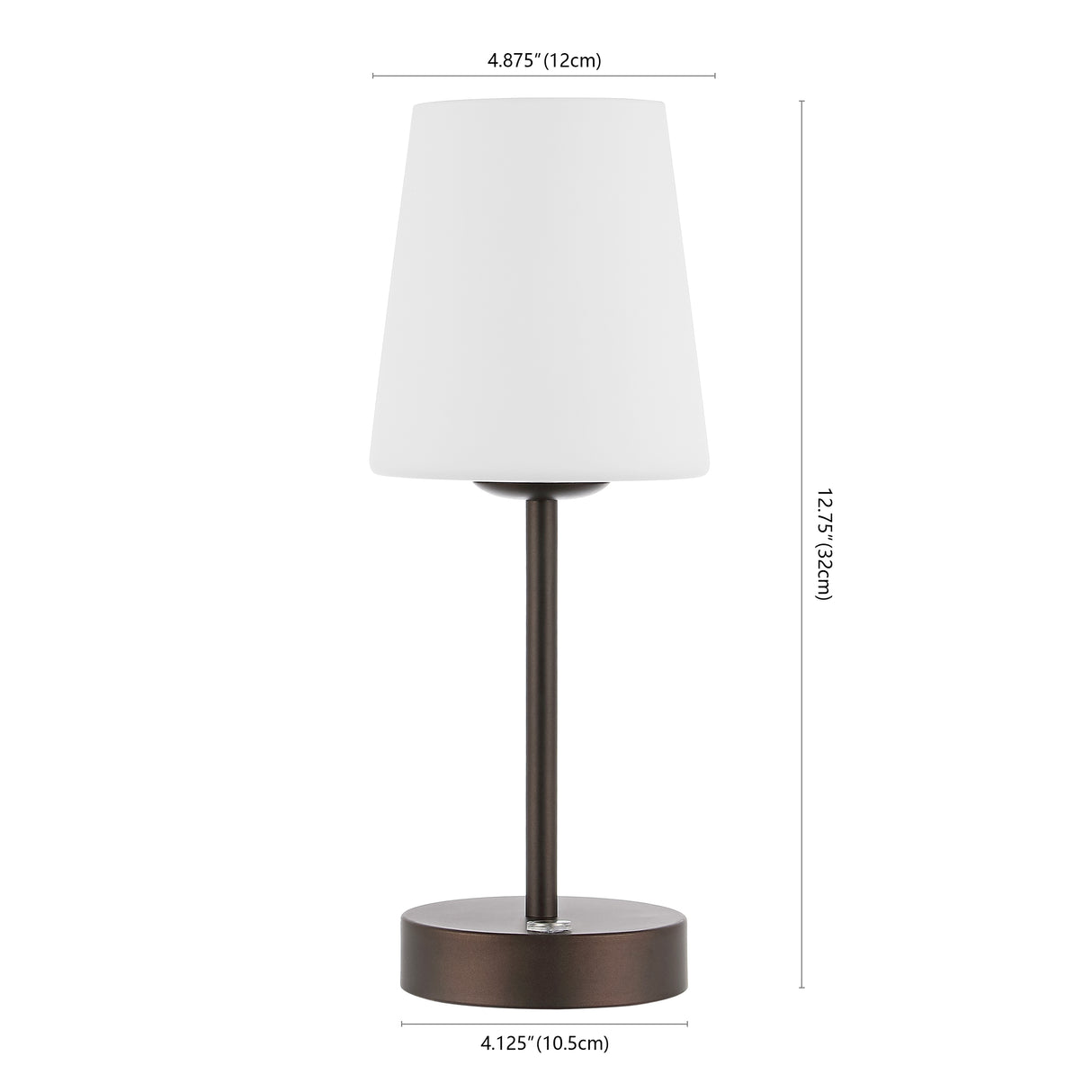 Carson Bohemian Farmhouse Iron Rechargeable Integrated Portable LED Table Lamp