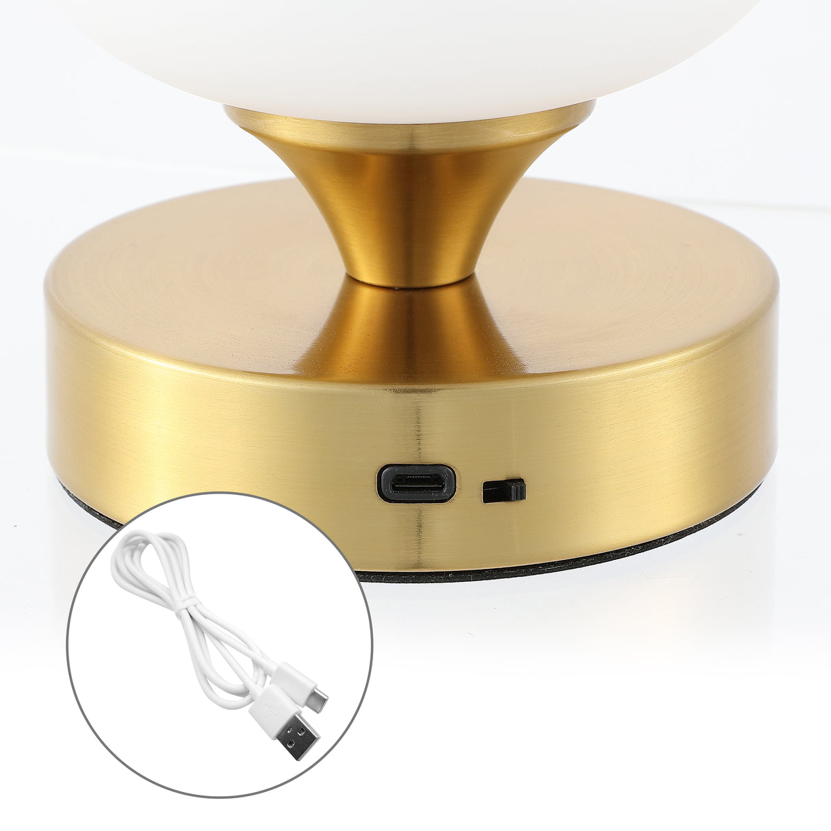 Owen Modern Minimalist Iron Rechargeable Integrated Portable LED Table Lamp