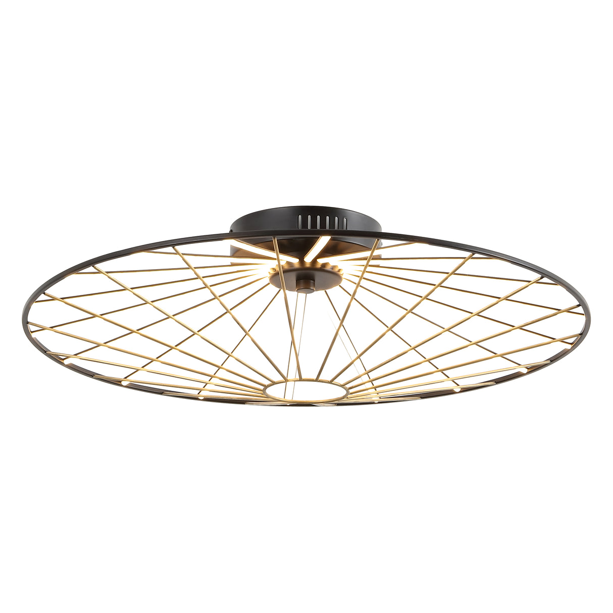 Anders Contemporary Scandinavian Dimmable LED Flush Mount Light