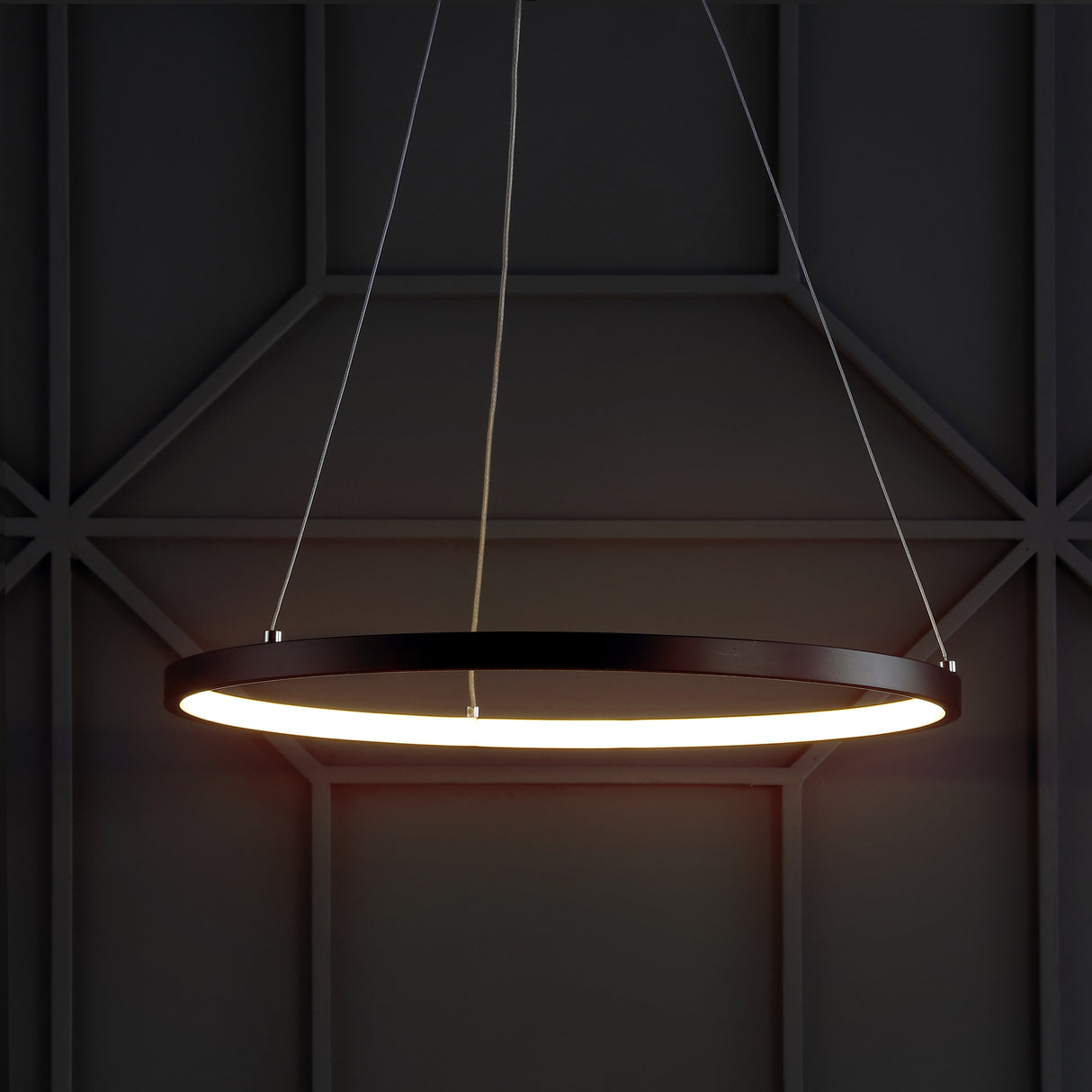 Bradley Round Integrated LED Metal Pendant