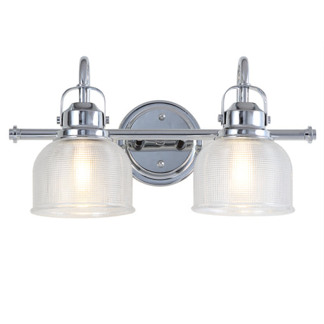 Virginia-2-Light-Metal/Glass-LED-Vanity-Light-Vanity-Lights