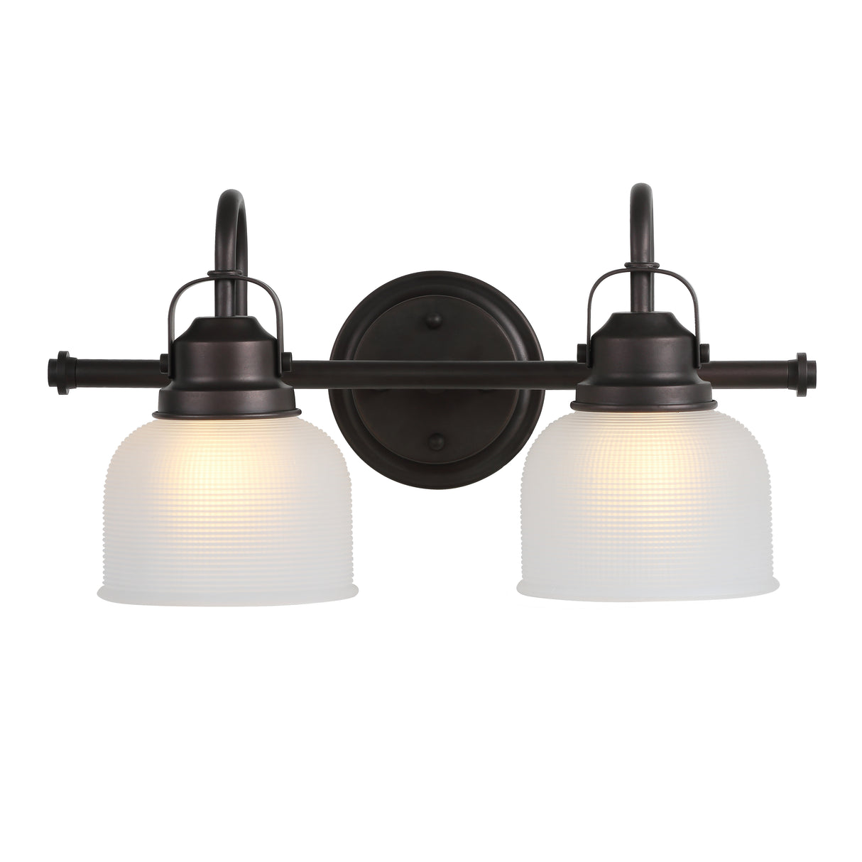Virginia 2-Light Metal/Glass LED Vanity Light