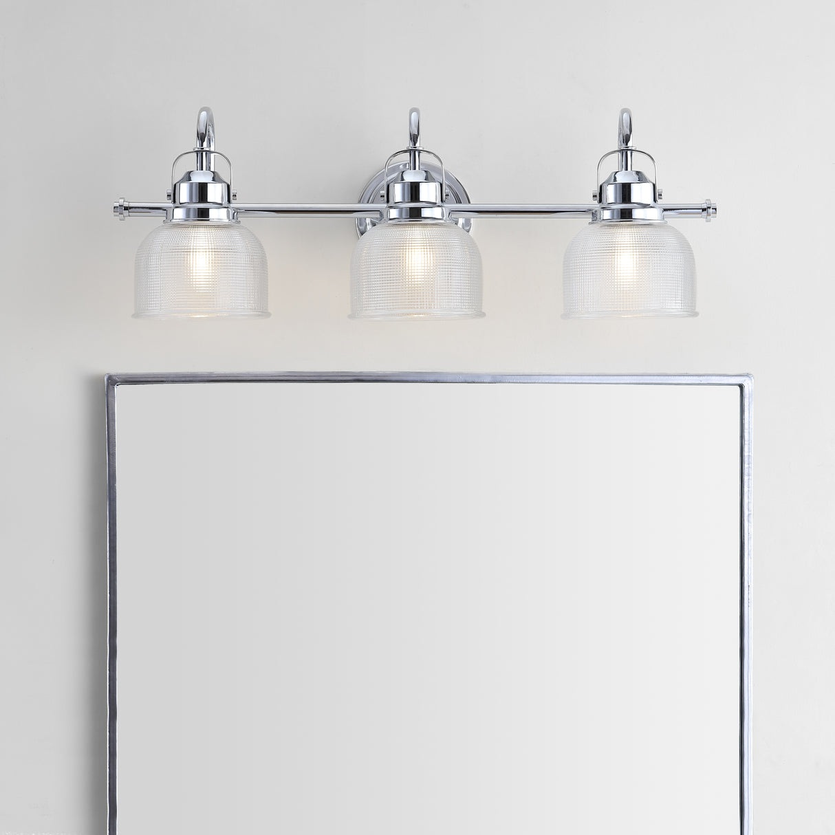Virginia 3-Light Metal/Glass LED Vanity Light