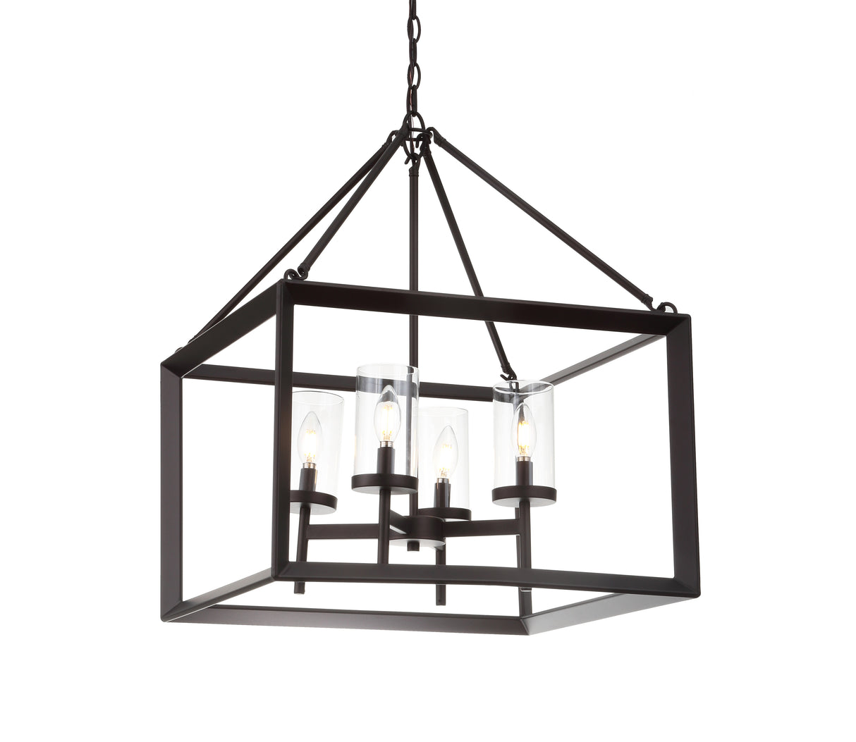 Anna-4-light-Metal/Glass-LED-Pendant-Pendants