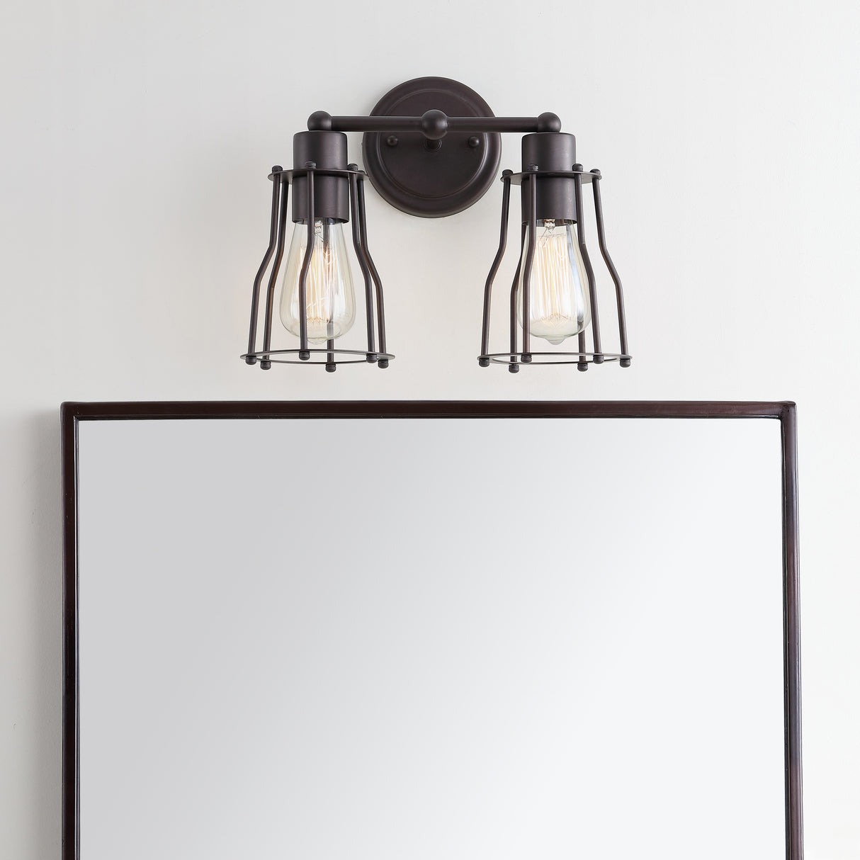 Florence 2-light Metal Vanity Light
